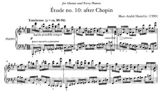 MarcAndré Hamelin  Étude No 10 in Fsharp minor after Chopin [upl. by Galvan47]