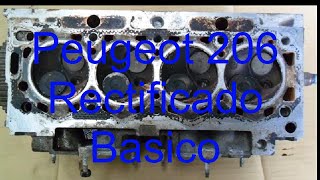 Peugeot 206 Rectificado de culata  Peugeot 206 Cylinder head resurfacing [upl. by Elysee645]