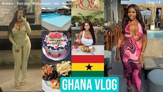 GHANA TRAVEL VLOG  My Lit Birthday in Accra  Things to do Beaches Partying [upl. by Sofko]