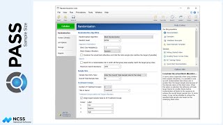 Creating Randomization Lists in PASS [upl. by Yrrag642]