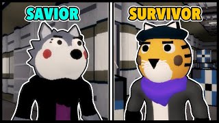 Piggy BOOK 2 Chapter 11  Camp All Endings Savior amp Survivor  ROBLOX [upl. by Annaor243]