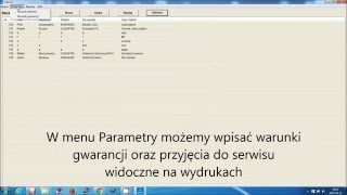 Prosty program do obsługi serwisu program serwisowy [upl. by Lemaceon494]