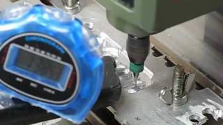 Proxxon MF70 CNC Mill  Full CAD  CAM  MILLING process for an alluminum key chain gift [upl. by Nadean]