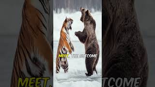 DONT POKE THE BEAR Grizzly vs Siberian Tiger Who Wins [upl. by Bitthia]