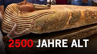 Archäologen öffnen 2500 Jahre alten Mumiensarg und machen einen spektakulären Fund [upl. by Harbison618]