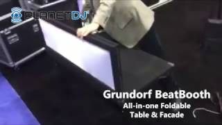 Grundorf BeatBooth Folding Table and Facade Combo [upl. by Rudolfo821]