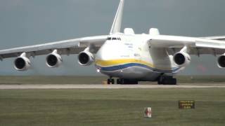 Antonov 225 Mriya Departs Manchester Airport 26th June 2013 [upl. by Roanne776]