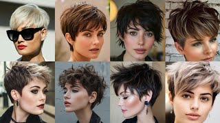 Outclass Look in short pixie haircutschopp and flattering pixie haircuts [upl. by Rehtae]