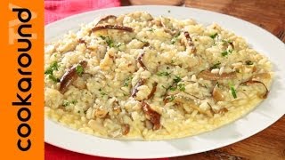 Risotto ai funghi tutorial ricetta originale [upl. by Annaiel]