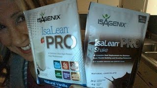 Isagenix IsaLean Pro Shake  Chocolate amp Vanilla [upl. by Amorette]