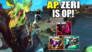 Zeri but I build full AP and ZAP you  BROKEN BUILD [upl. by Felder]