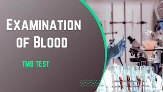 Examination of Blood TMB test Forensic Serology forensic science [upl. by Hazrit403]