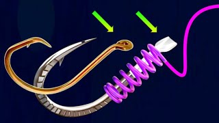 8 Best and Simplest Hook Knot Technique  How To Tie A Hook [upl. by Enialem427]