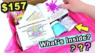 I SPENT 157 ON A MYSTERY SLIME BOX Whats Inside [upl. by Grieve]