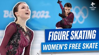 Figure Skating  Womens Free Skating  Full Replay  Beijing2022 [upl. by Auqinaj994]