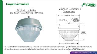 Fulham Vizion™ 14″ Round Universal Voltage LED Retrofit Kit [upl. by Sawyor49]