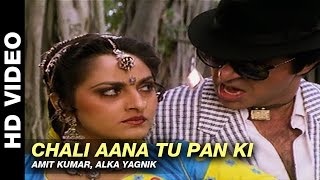 Chali Aana Tu Pan Ki  Aaj Ka Arjun  Amit Kumar Alka Yagnik  Amitabh Bachchan amp Jaya Prada [upl. by Sirraf]