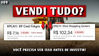 VISC11 XPCA11 QUEDA DE 18 FUNDO IMOBILIARIO EM CRISE  INVESTINDO NA PRÁTICA  DO ZERO AOS R10K [upl. by Dominick]