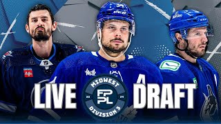 LIVE Fantasy Hockey Draft amp Analysis  FPPL Mid West  Division 3 [upl. by Devondra]