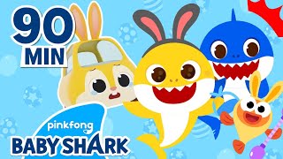 Baby Shark Doo Doo Doo Remix 1 Hour  Compilation  New Year Song 2023  Baby Shark Official [upl. by Lothar]