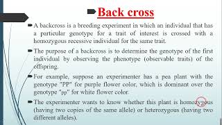 Back and Reciprocal Cross Genetics  Principles of Inheritance and Variation  Class 12 Biology [upl. by Enar42]