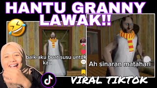 HANTU GRANNY LAWAK GILER 🤣 VIRAL TIKTOK PENAT GELAK NAK TERKENCING 😭 [upl. by Madonna]