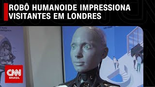 Robô humanoide impressiona visitantes em Londres  LIVE CNN [upl. by Amer]