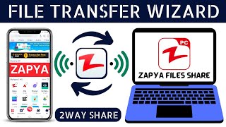 Wifi File Transfer From PC to Mobile  Pc Se Mobile Me File Transfer Kaise Kare  Wireless File Send [upl. by Hsitirb]