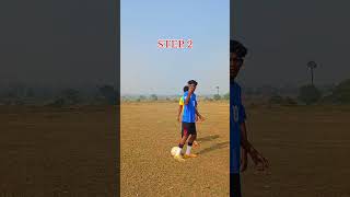 Best skills tutorial 💥⚽ shorts youtubeshorts football tutorial india cr7 trending [upl. by Nyrhtak]