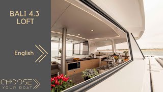 BALI 43 Loft by Bali Catamarans  Guided Tour Video in English [upl. by Nitniuq]