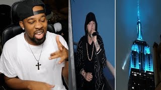 Eminem Performs quotVenomquot from the Empire State Building on Jimmy Kimmel Live  REACTION [upl. by Menzies]