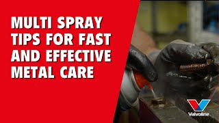 HOW to Increase EFFICIENCY with Valvoline MULTI SPRAY  AllPurpose Lubrication and Protection [upl. by Atilrahc660]