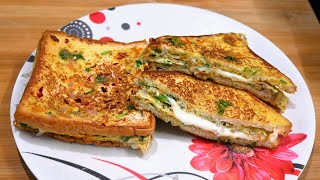 சுவையான டீக்கடை பிரட் ஆம்லட்  Teakadai Bread Omelette in Tamil  Easy Quick Breakfast in Tamil [upl. by Allecnirp499]