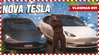 KUPUJEM NOVU TESLU MODEL Y  VLOGMAS 1 [upl. by Kristofer]