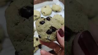 Cookies Chocochip pakai Chocolatos Greentea cookiesrecipes cookies greenteacake [upl. by Aronson]