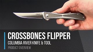 CRKT Crossbones Park Design Slim IKBS Flipper Overview [upl. by Calendra214]