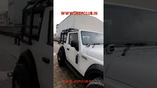 Thar Roxx Roof carrier Modified music thar jeepclub jeepindia [upl. by Rehtul]