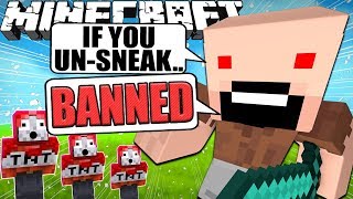 If You Couldnt Stop Sneaking  Minecraft [upl. by Niknar]