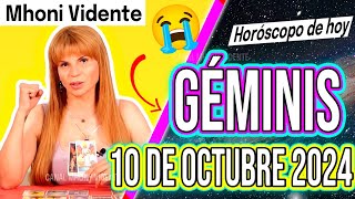 😱 HOY CUIDATE de ESTA PERSONA 🚫 MHONI VIDENTE 🔮 Horóscopo de hoy GÉMINIS 10 de OCTUBRE 2024 ❤️ monhi [upl. by Kenway]