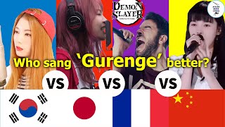 LiSA  Gurenge 紅蓮華  Who sang it better Comparison Video  Reaction Video  ADU [upl. by Britton]