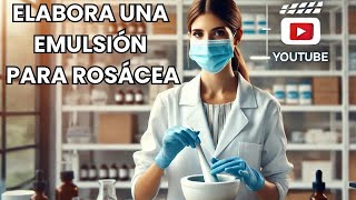 Incorporación de metronidazol e ivermectina en una emulsión para rosácea [upl. by Hedgcock]