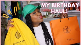 My Birthday Haul 2024  Unbox With Me  Dior  Prada  Hermes  Goyard amp more [upl. by Aria]