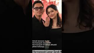 Azriel Hermansyah Lamar Sarah Menzel [upl. by Grane]