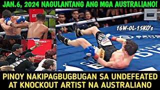 PINOY NAKIPAGBUGBUGAN SA UNDEFEATED AT KNOCKOUT ARTIST NA AUSTRALIANO [upl. by Judi722]