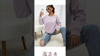 Sweatshirt under 500 from Meesho pinterestinspired pinterestinspiredoutfits sweatshirt [upl. by Carlstrom]