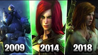 Evolution of League of Legends Cinematics 20092018  All LOL Cinematics in Order [upl. by Grunenwald]