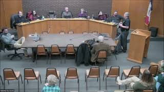 December 18 2023  Webster City City Council Meeting [upl. by Shiekh]