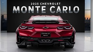 quot2025 Chevrolet Monte Carlo REVEALED The Classic Icon Reborn with a Shocking New Lookquot [upl. by Irroc]