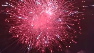 Fireworks at Tivoli Gardens Copenhagen Denmark gets new King and Queen [upl. by Edeline539]