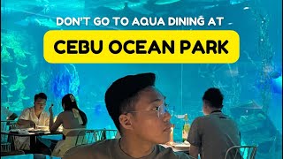 Cebus Best Kept Secret Intimate Aqua Dining Experience cebu cebutravel aquadining oceanpark [upl. by Iorgo]